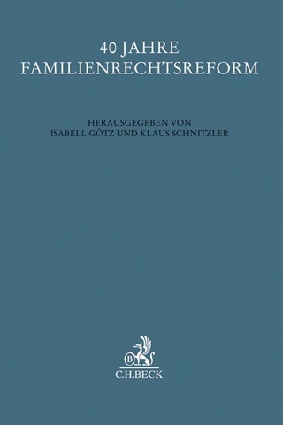 40 Jahre Familienrechtsreform