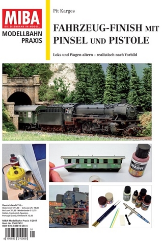 Fahrzeug-Finish mit Pinsel und Pistole