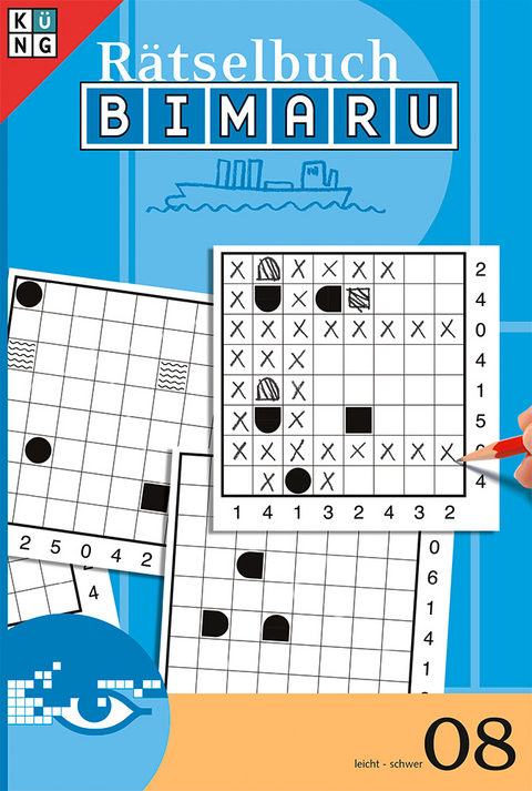 Bimaru R&auml;tselbuch 08 (Schiffe versenken)