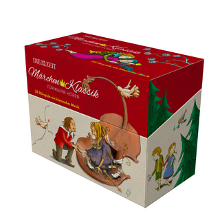 Märchen-Klassik für kleine Hörer, 10 CD-Box mit Ausmalbuch
