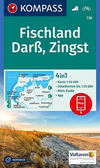 KOMPASS Wanderkarte Fischland, Darß, Zingst