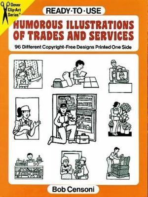 Ready-to-Use Humorous Illustrations of Trades and Services