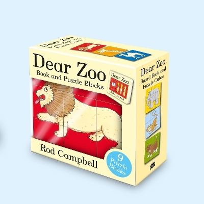 Dear Zoo Book and Puzzle Blocks - Rod Campbell