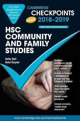 Cambridge Checkpoints HSC Community and Family Studies 2018-19 and Quiz Me More - Kate Rayner, Kelly Bell