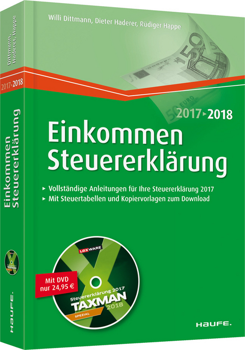 Einkommensteuererkl&auml;rung 2019/2020 - inkl. DVD - Willi Dittmann, Dieter Haderer, R&uuml;diger Happe
