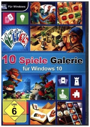 10 Spiele Galerie f&uuml;r Windows 10, 1 CD-ROM