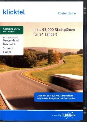 klickTel Routenplaner Sommer 2017, 1 DVD