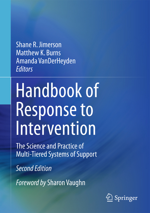 Handbook of Response to Intervention - 