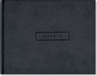 Artisan Guest Book/Classic Black