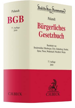 B&uuml;rgerliches Gesetzbuch