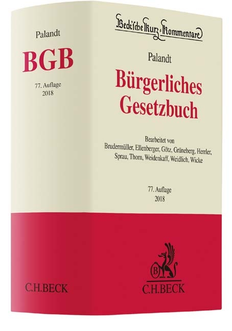 B&uuml;rgerliches Gesetzbuch - 