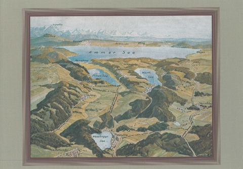 Das M&uuml;nchener-Vier-Seen-Gebiet