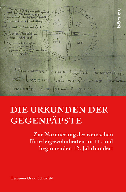 Die Urkunden der Gegenp&auml;pste - Benjamin Oskar Sch&ouml;nfeld