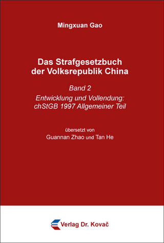Das Strafgesetzbuch der Volksrepublik China