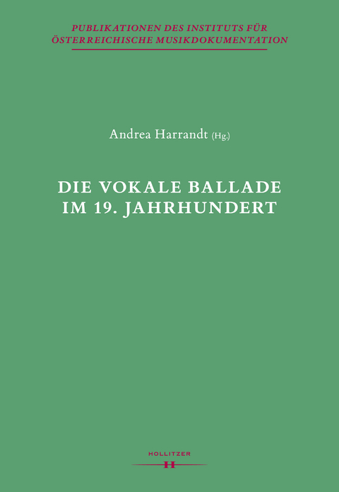 Die vokale Ballade im 19. Jahrhundert - 