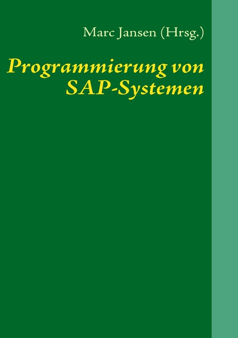 Programmierung von SAP-Systemen - 