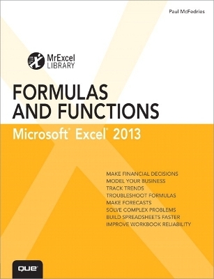 Excel 2013 Formulas and Functions