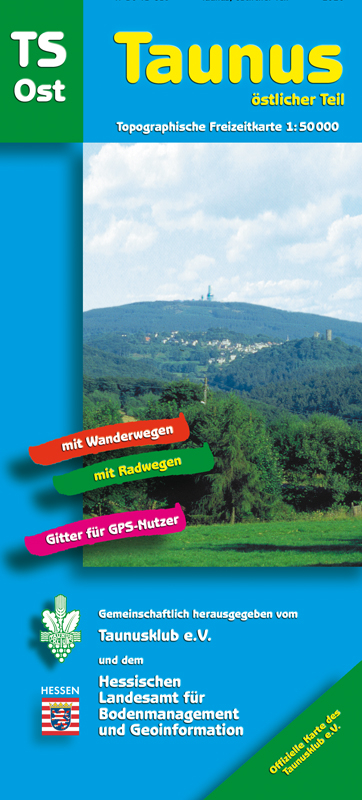 "Topographische Freizeitkarten 1:50000 Hessen. Sonderblattschnitte... / Taunus, &ouml;stlicher Teil