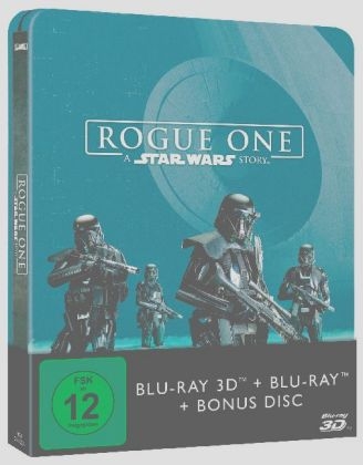 Rogue One - A Star Wars Story 3D, 2 Blu-ray + 1 DVD (Steelbook)