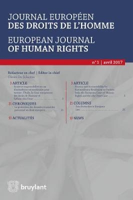 Journal europ&eacute;en des droits de l'homme / European Journal of Human Rights 2017/1