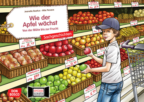 Wie der Apfel wächst. Von der Blüte bis zur Frucht. Kamishibai Bildkartenset - Lydia Hauenschild