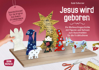 Jesus wird geboren. Erzählschienen-Figurenset