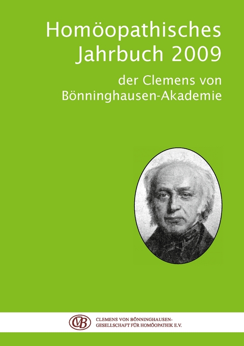 Hom&ouml;opathisches Jahrbuch 2009 - 