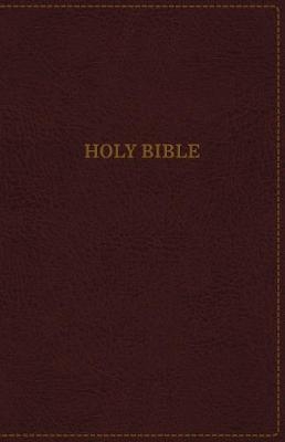 KJV Holy Bible: Thinline, Burgundy Leathersoft, Red Letter, Comfort Print (Thumb Indexed): King James Version -  Zondervan