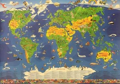 Children's World Map -  Geosmile