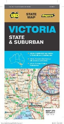 Victoria State & Suburban Map 370 27th ed -  UBD Gregory's