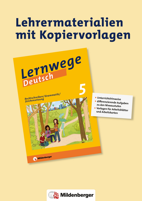 Lehrerservice „Rechtschreiben / Grammatik / Zeichensetzung 5“ - Jasmin Merz-Grötsch, Ute Fenske, Fabian Grötsch, Bernd Kinzl