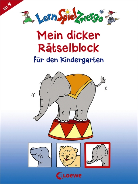 LernSpielZwerge - Mein dicker R&auml;tselblock f&uuml;r den Kindergarten