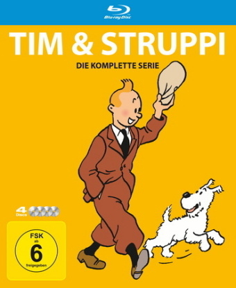 Tim & Struppi TV-Serien Box, 4 Blu-rays