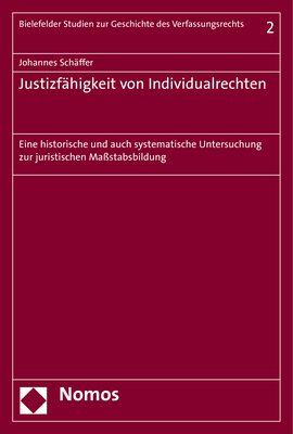 Justizf&auml;higkeit von Individualrechten - Johannes Sch&auml;ffer