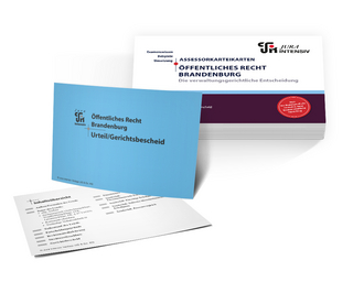 Assessor Karteikarten ÖR Brandenburg - Die verwaltungsgerichtliche Entscheidung