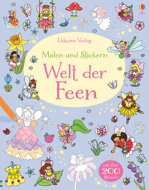 Malen und Stickern: Welt der Feen - Jessica Greenwell