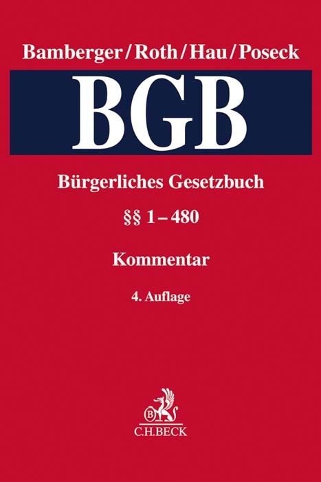 B&uuml;rgerliches Gesetzbuch Band 1: &sect;&sect; 1-480 - 