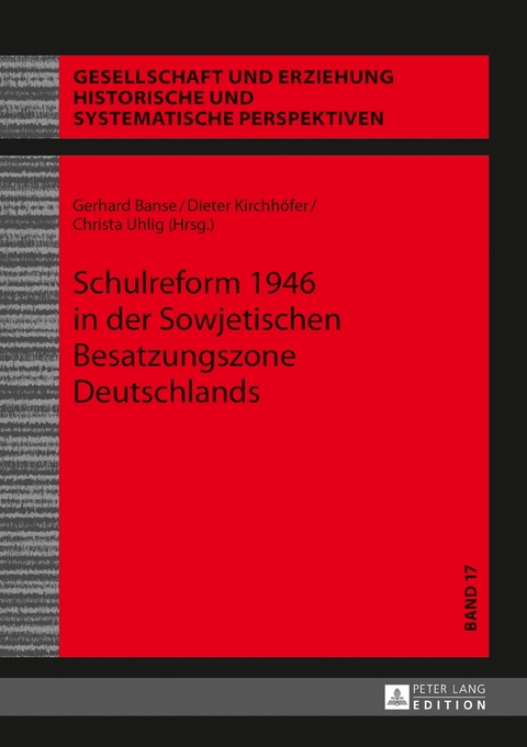 Schulreform 1946 in der Sowjetischen Besatzungszone Deutschlands - 