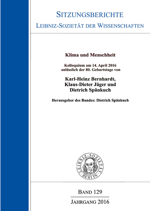 Klima und Menschheit - 