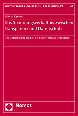 Das Spannungsverhältnis zwischen Transparenz und Datenschutz
