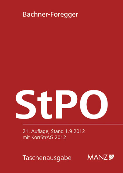 Strafprozessordnung - StPO 1975 - 