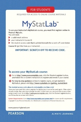 My StatLab Glue-in Access Card