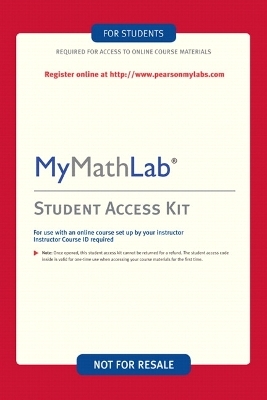 MyLab Math -- Custom Valuepack Access Card