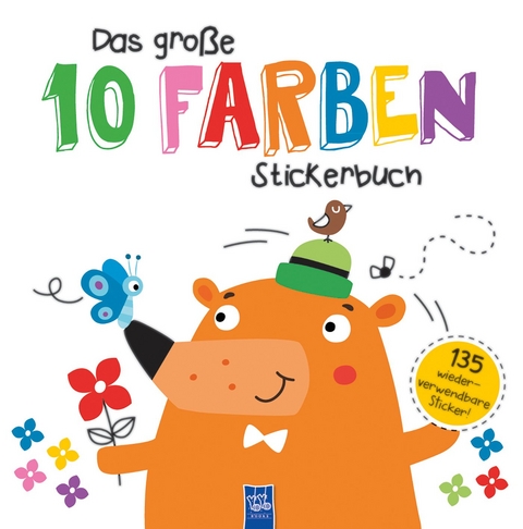 Das gro&szlig;e 10 Farben Stickerbuch