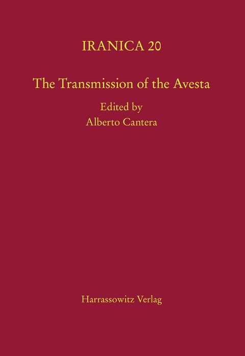 The Transmission of the Avesta - 
