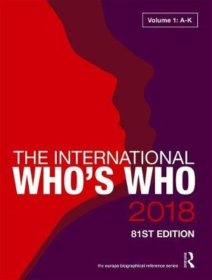 The International Who's Who 2018 - 