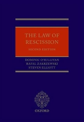 The Law of Rescission