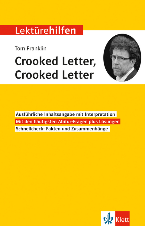 Klett Lekt&uuml;rehilfen Franklin, Crooked Letter, Crooked Letter