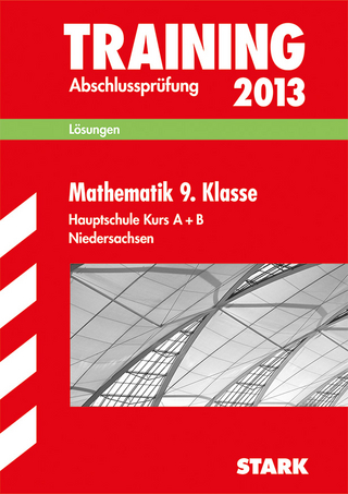 Abschluss-Prüfungsaufgaben Hauptschule Niedersachsen / Lösungsheft zu Mathematik 9. Klasse