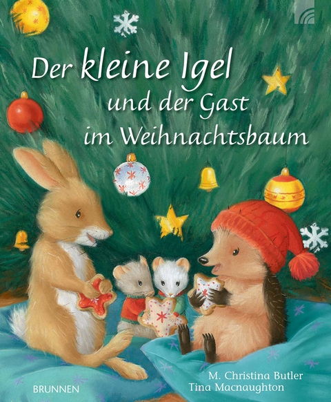 Der kleine Igel und der Gast im Weihnachtsbaum - M Christina Butler